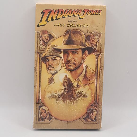Indiana Jones and the Last Crusade (VHS, 1990) - Picture 1 of 3